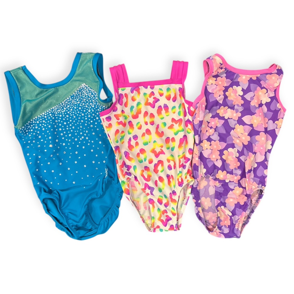 Colorful Gymnastics Leotards